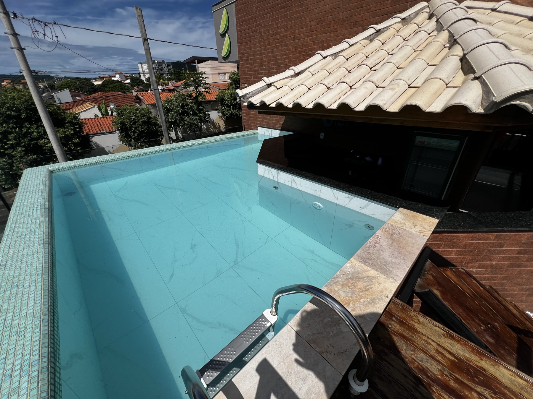 Ambiente da Pousada Casa Limão em Rifaina
