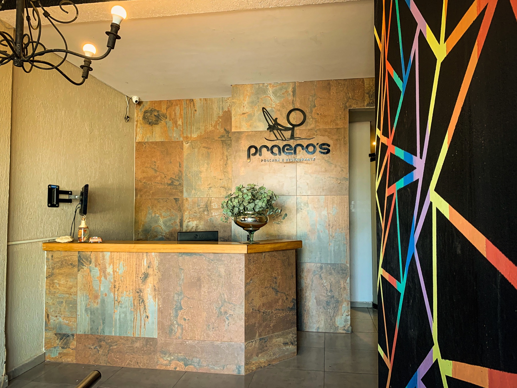 Ambiente da Pousada Praeros em Rifaina